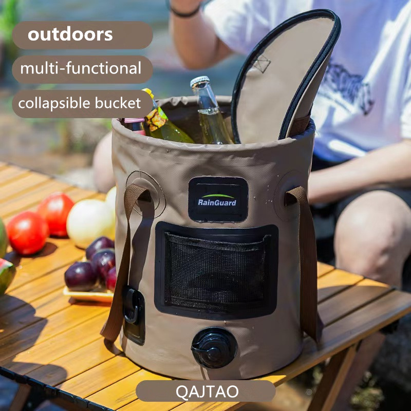 Hydration Pack Outdoor - Balde Portátil Dobrável de 25L para