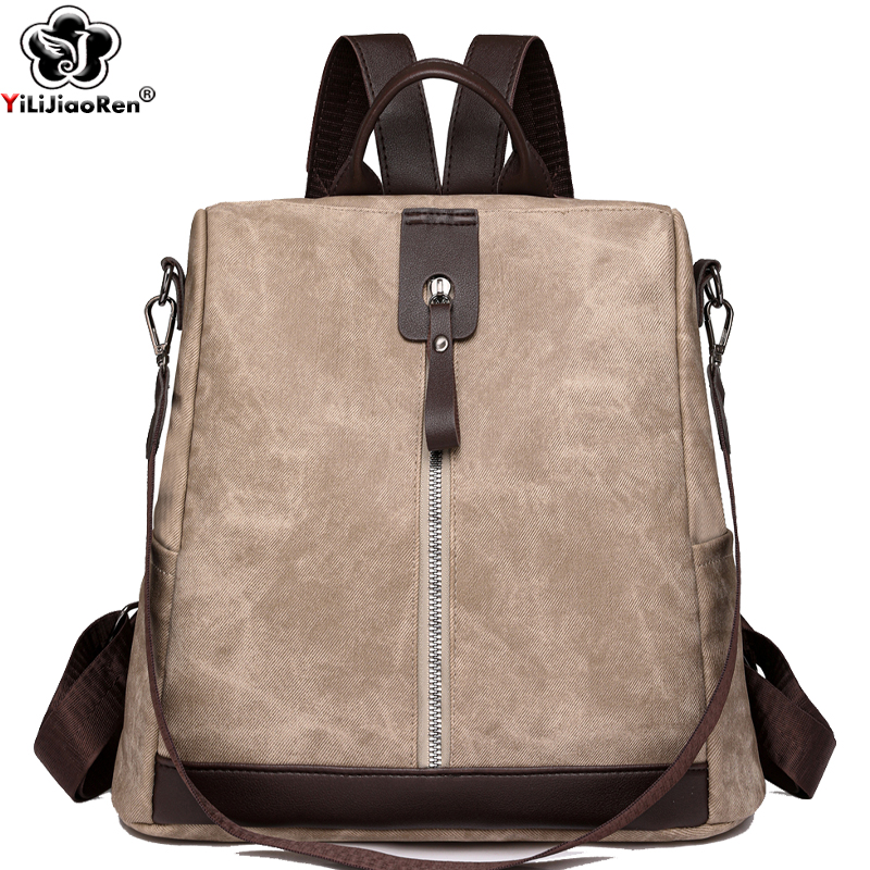 Travel Backpack Anti Theft - Moda anti-roubo mochila feminina de alta