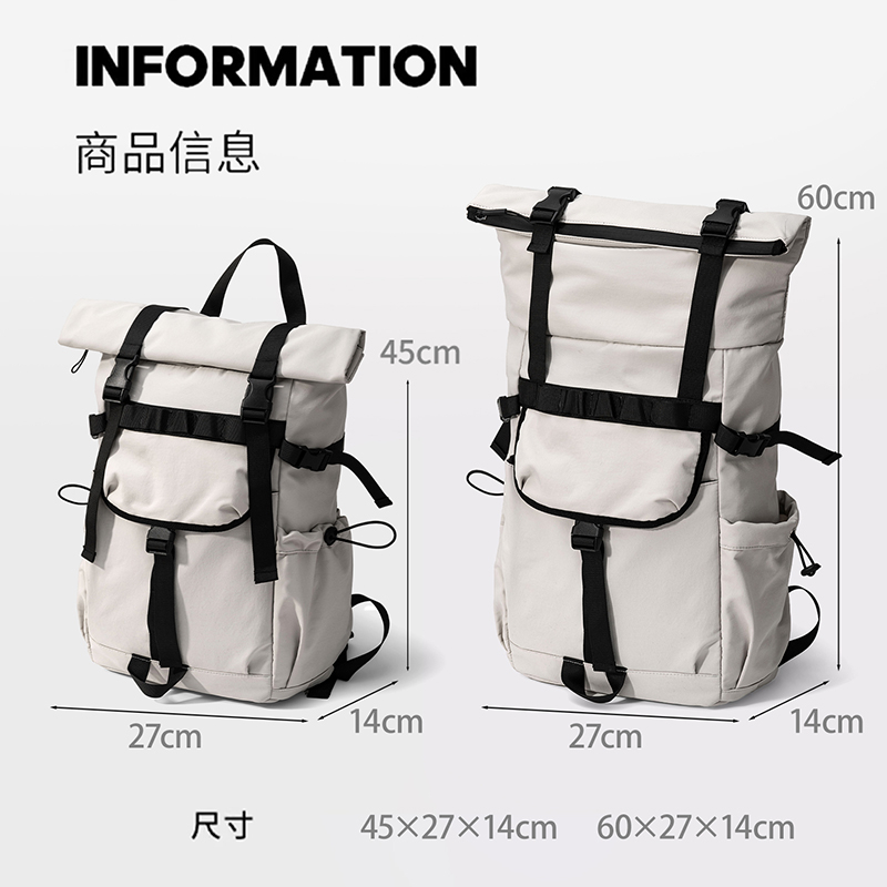 Nova mochila masculina expansí - Hiking Backpack Waterproof avaliação e preço