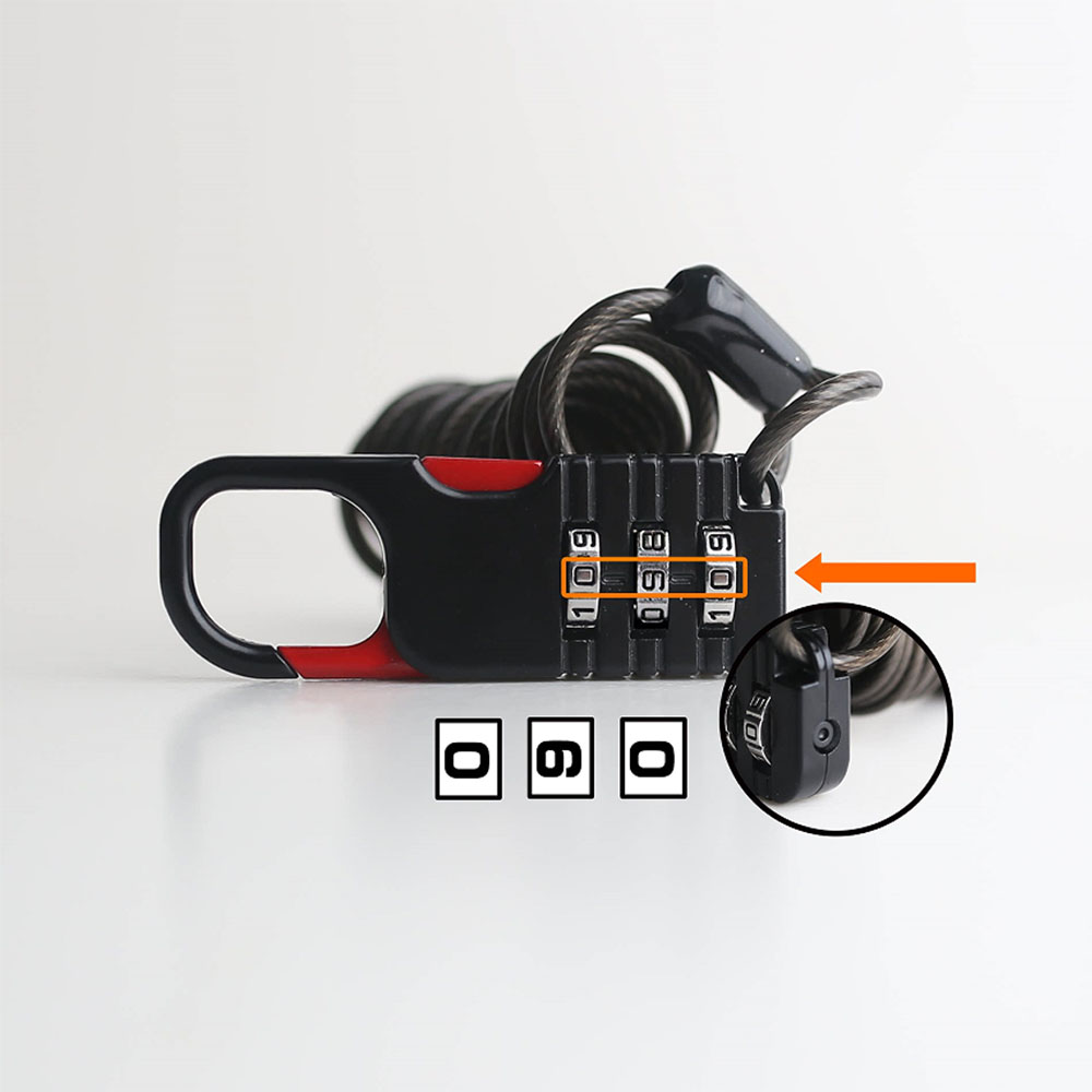 Cadeado de Combinação de 3 Díg - Travel Backpack Anti Theft avaliação e preço